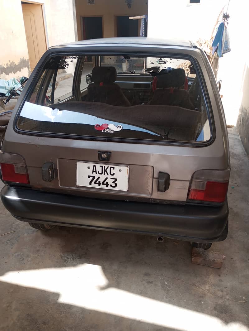 Suzuki Mehran VXR 1989 Good condition tayra new 3