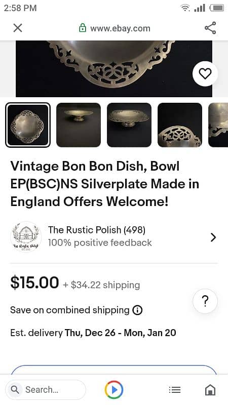 VINTAGE DISH  ENGLAND 2