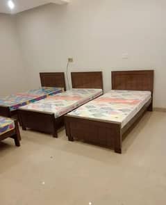 new single bed, bed , side table, poshish bed