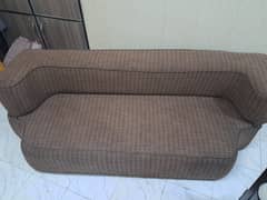 Used sofa cum bed 3 seater 5.8 feet long for sale