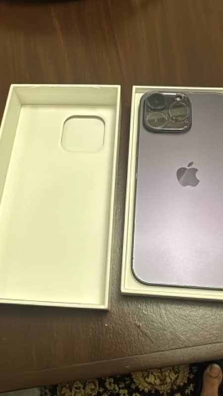 I phone 14 pro max in a 10/10  condition 1