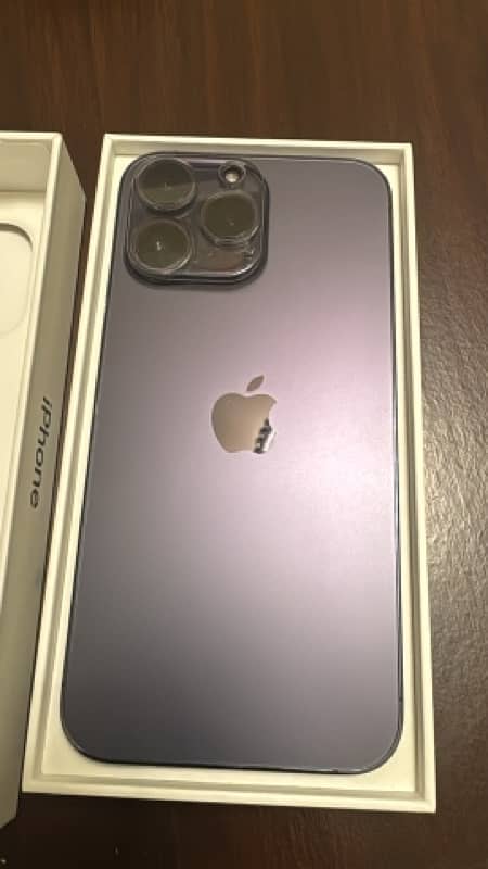 I phone 14 pro max in a 10/10  condition 2