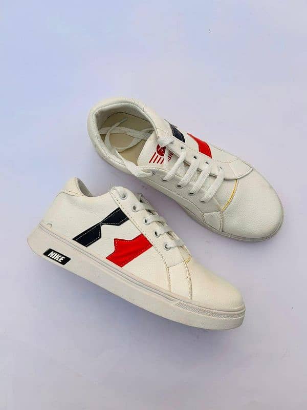 men's synthetic leather sneakers 0