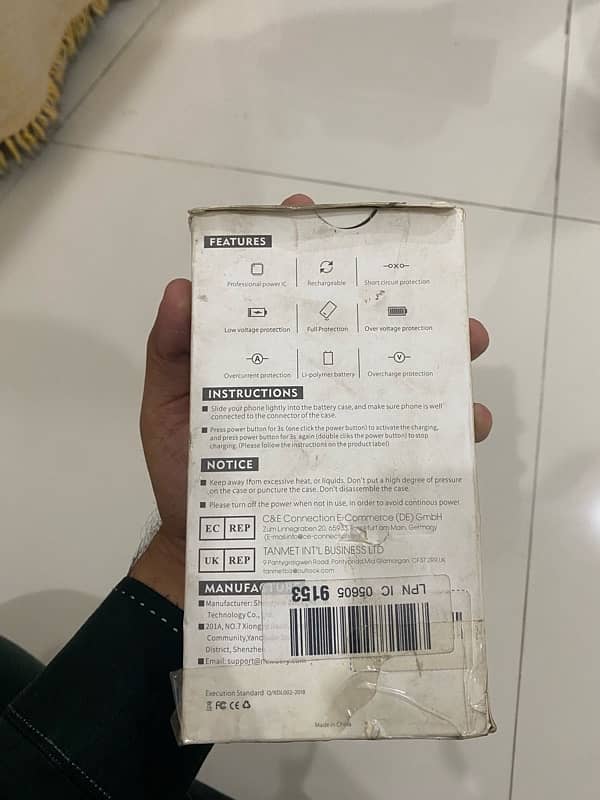 Samsung S9 Plus battery case 0