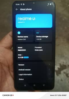 Realme C63 6/128 just box open