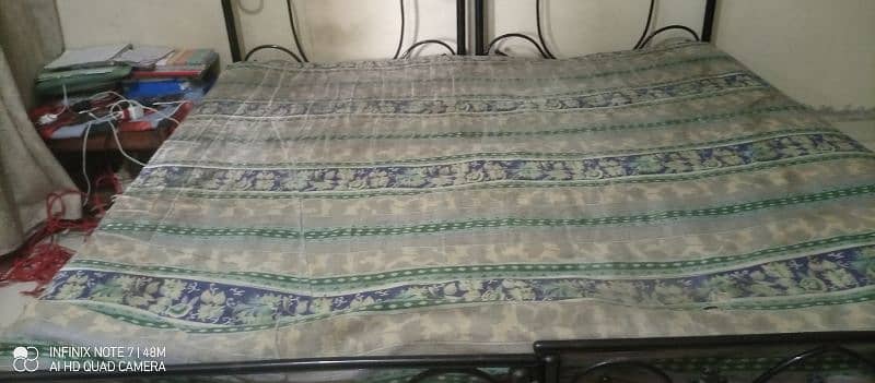 mattress king size bed used 2