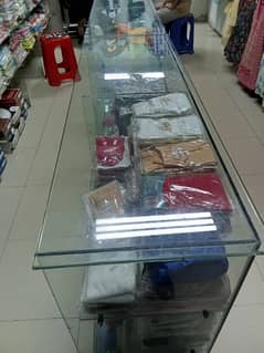 shop counter 4 unit for sale. 12mm mirrer good condition