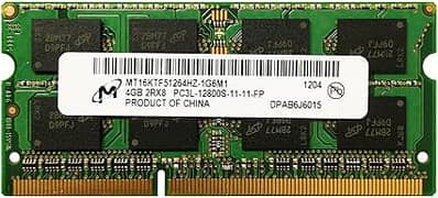 DDR3 RAM 4GB For LAPTOPs, Original Branded, 1600MHz