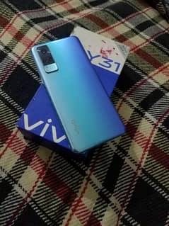 vivo y31 4+128gb with box charger