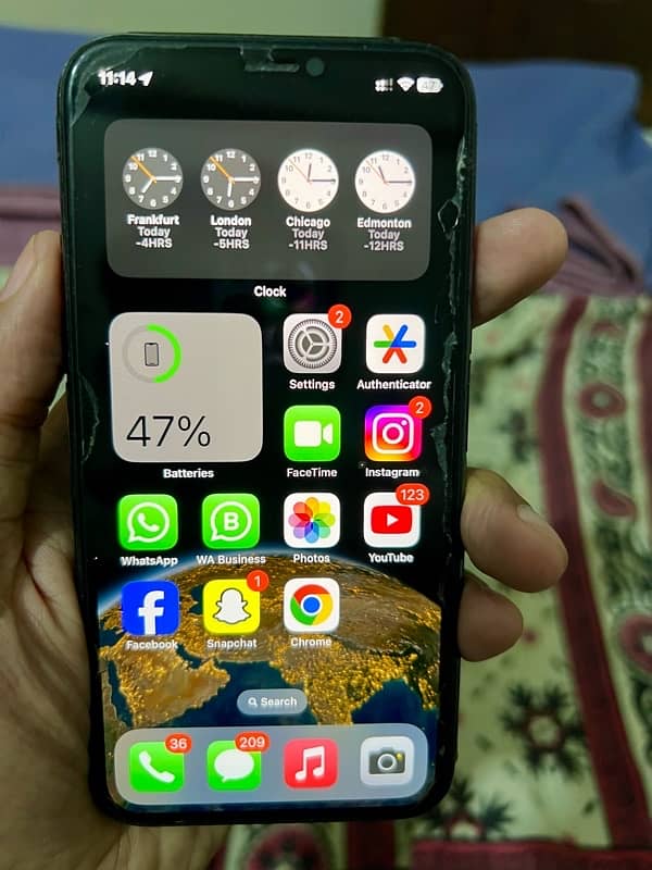 iPhone 11 Pro 256GB PTA APPROVED dual sim 0