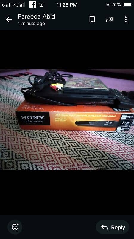 Sony DVD player 0