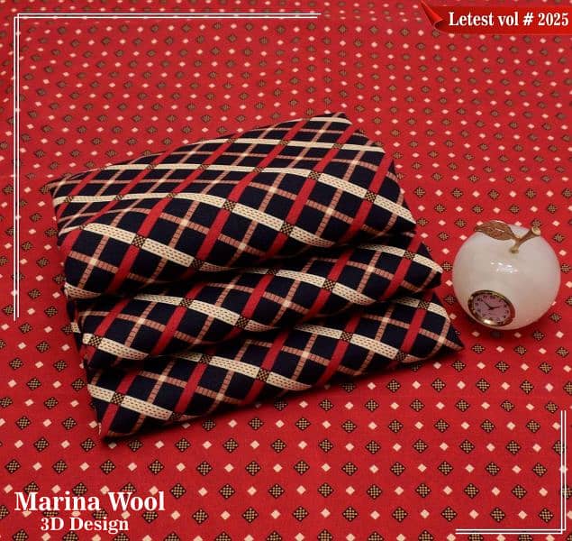 unstitched Marina wool suit 2 pc 3