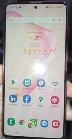 Samsung Note 10 lite with original accessories