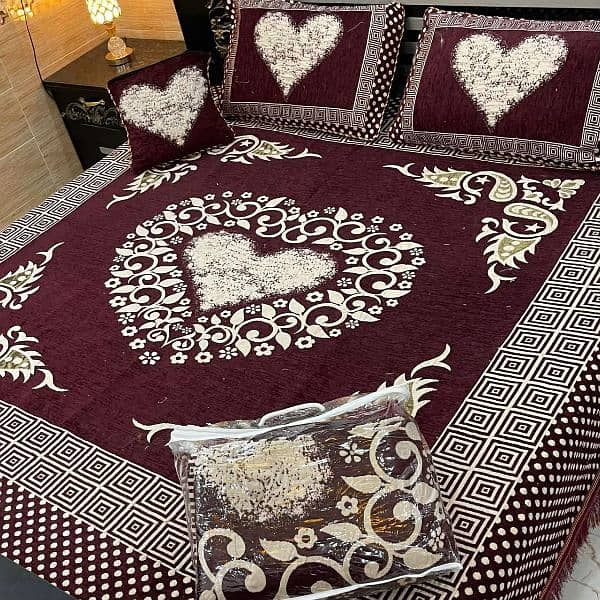 4 pcs Jacquard Bedsheets 0