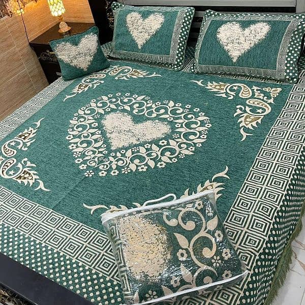 4 pcs Jacquard Bedsheets 1