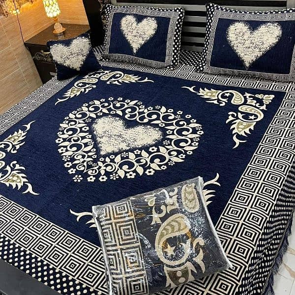 4 pcs Jacquard Bedsheets 2