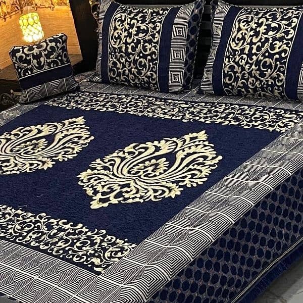 4 pcs Jacquard Bedsheets 5