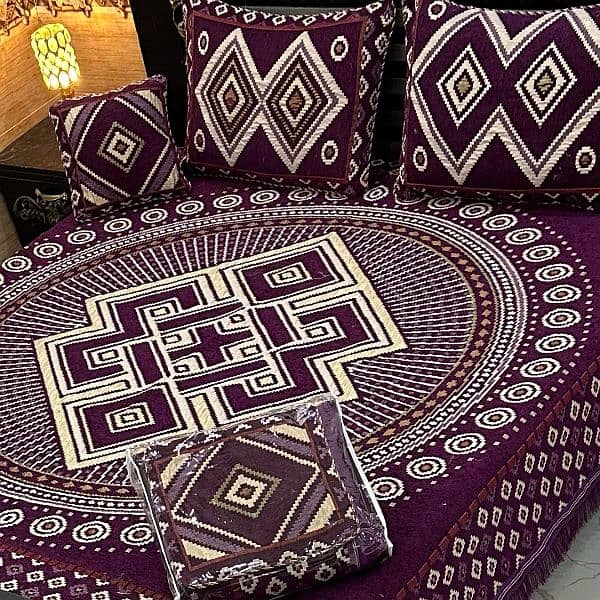 4 pcs Jacquard Bedsheets 6