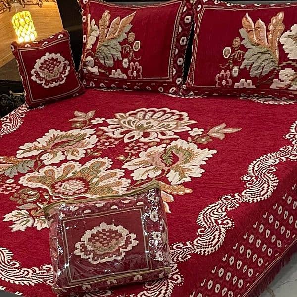 4 pcs Jacquard Bedsheets 8