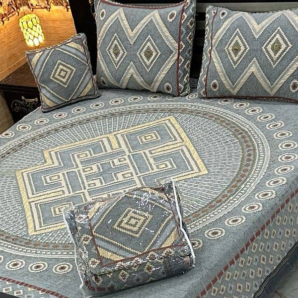 4 pcs Jacquard Bedsheets 9