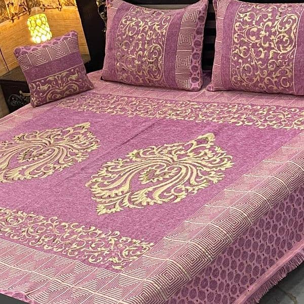 4 pcs Jacquard Bedsheets 11