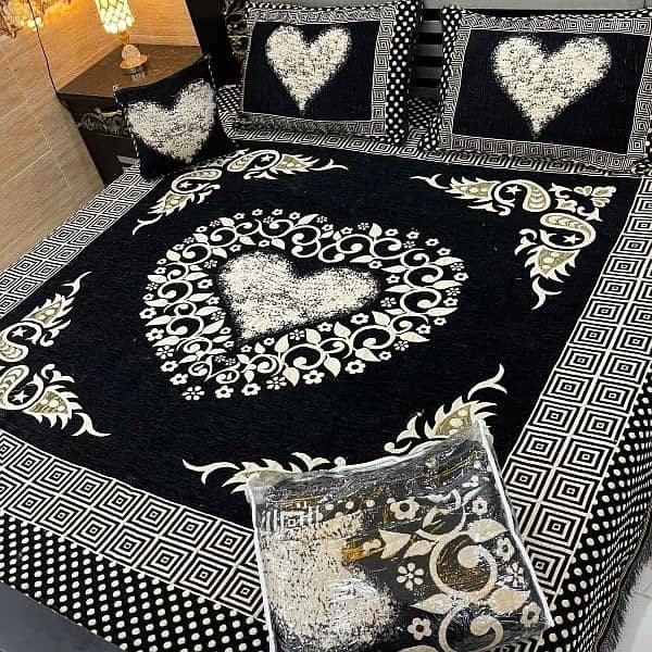 4 pcs Jacquard Bedsheets 14