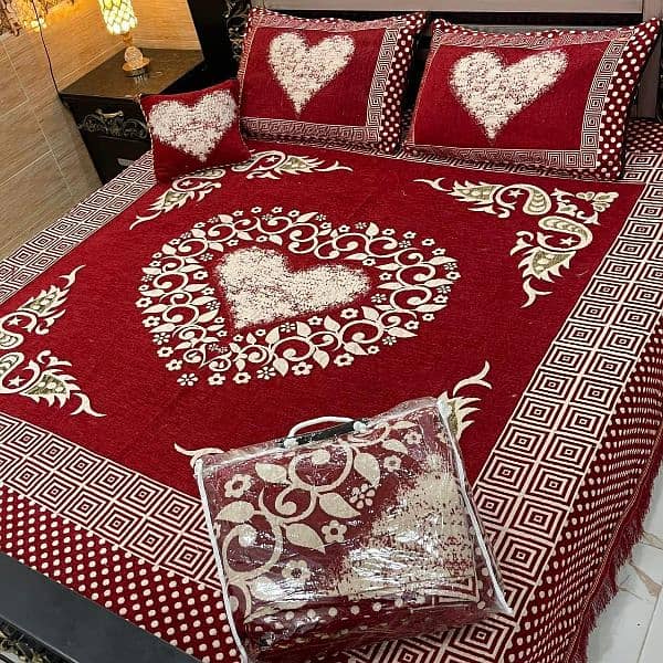 4 pcs Jacquard Bedsheets 15