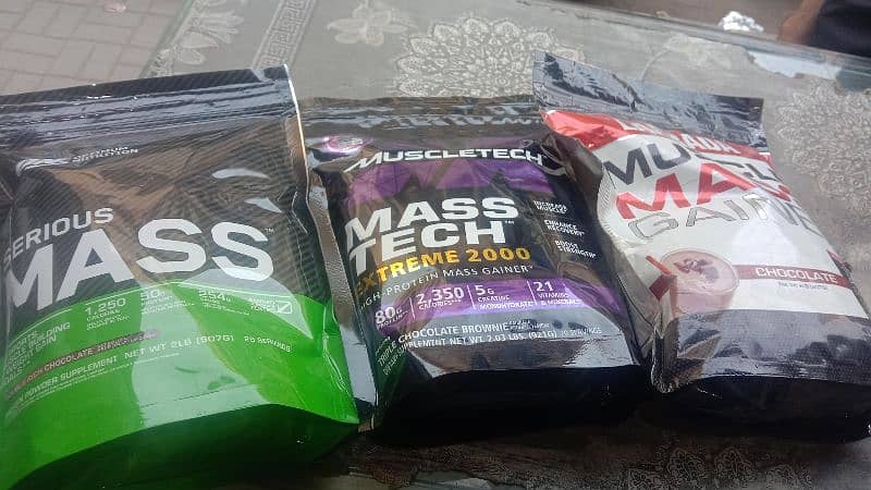 massgainer pre-work out creatine amino all verity avqilable 4