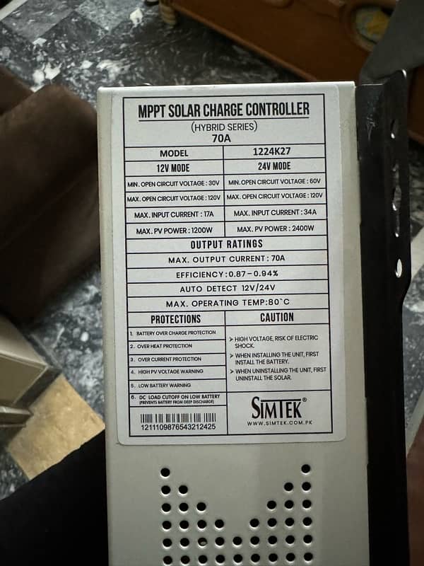 Simtech MPPT controller 3