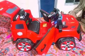 KIDS imported electric big jeep car rechargeable with remotecontrol