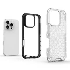 iphone 15 Pro Max Airbag Shockproof Hybrid Armor Honeycomb Case