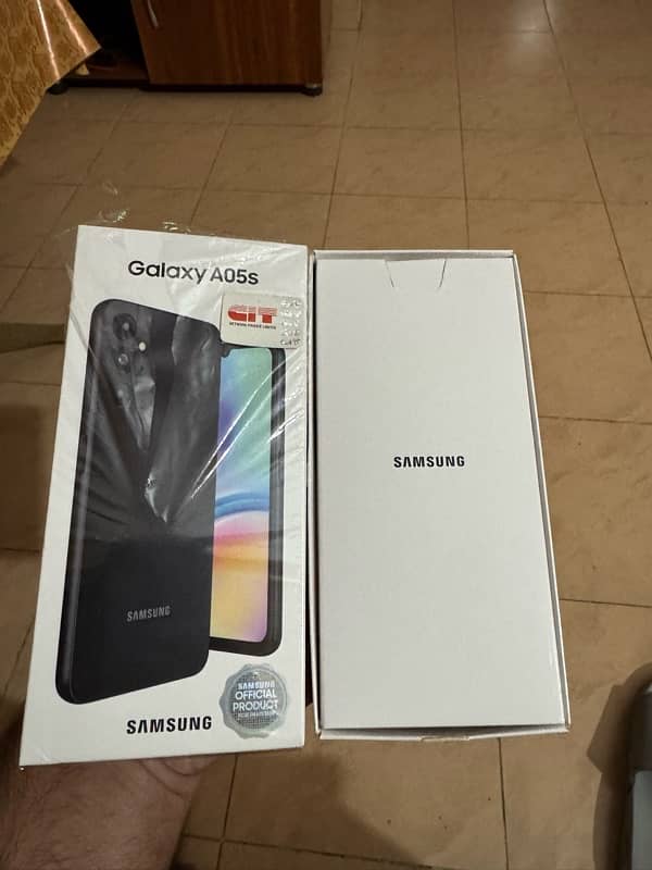 Samsung Galaxy A05S 6/128 PTA Approved Non Active, Just Box Open 1