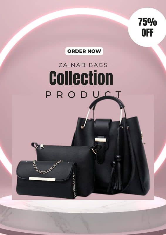 3 pice handbags 0