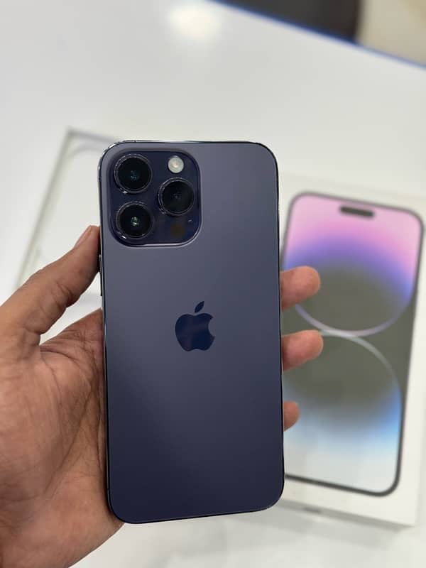 iphone 14 pro max 256gb purple PTA aproved 1