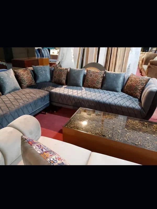 sofa set, L shaped sofa set, sofa, poshish new 15