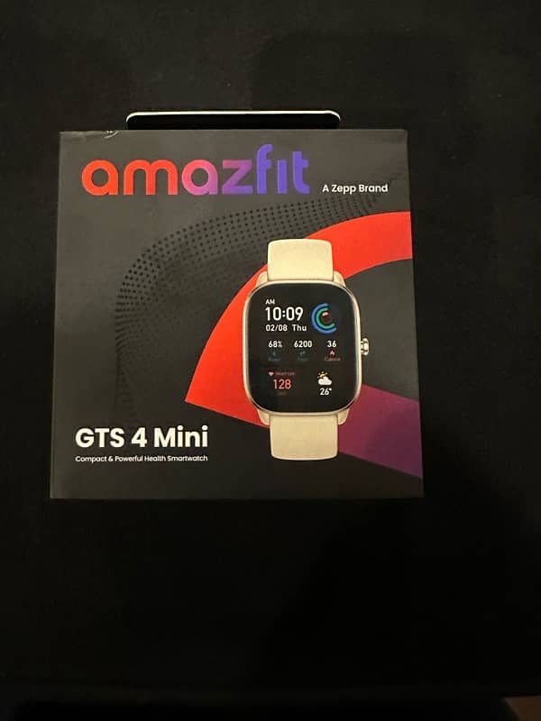 Amazfit GTS 4 mini UNUSED BRAND NEW 0