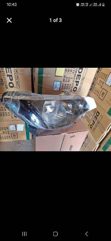 Honda civic front head light original import 1