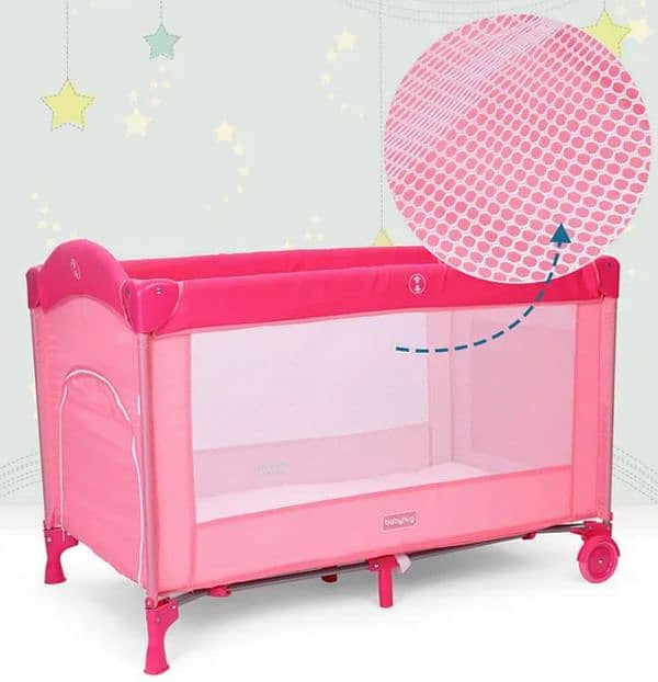 baby crib plus play pen 1