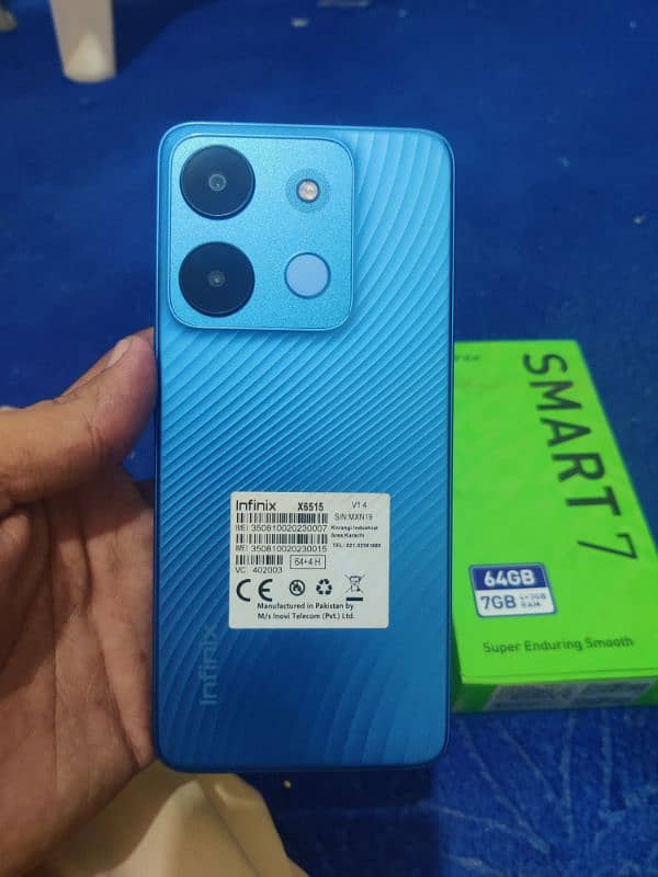 Infinix Smart 7 4/64 with box 0