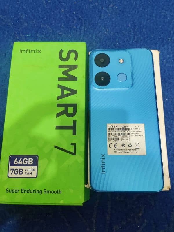 Infinix Smart 7 4/64 with box 1