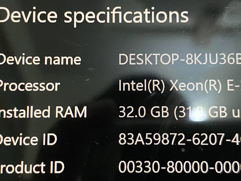 Dell Precision 5530 32gb/1tb 6