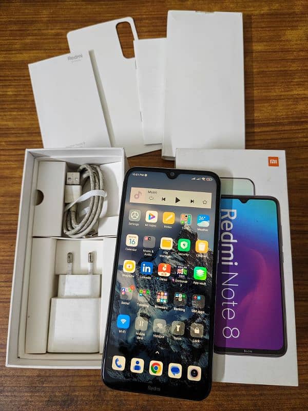 Redmi Note 8 (4gb 64gb) Complete Box 9