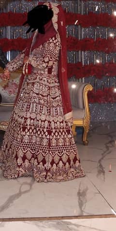 Ladies Formal / Velvet Stuff Lehenga / Wedding (DEMANDING ARTICLE)