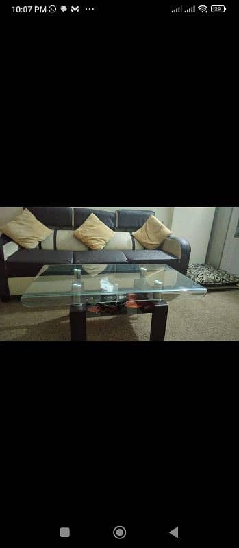 7 seater sofa with centre table 0