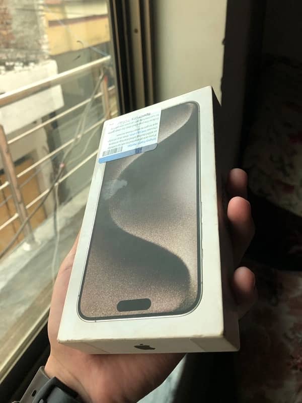 iphone 15 pro max natural jv with box 6