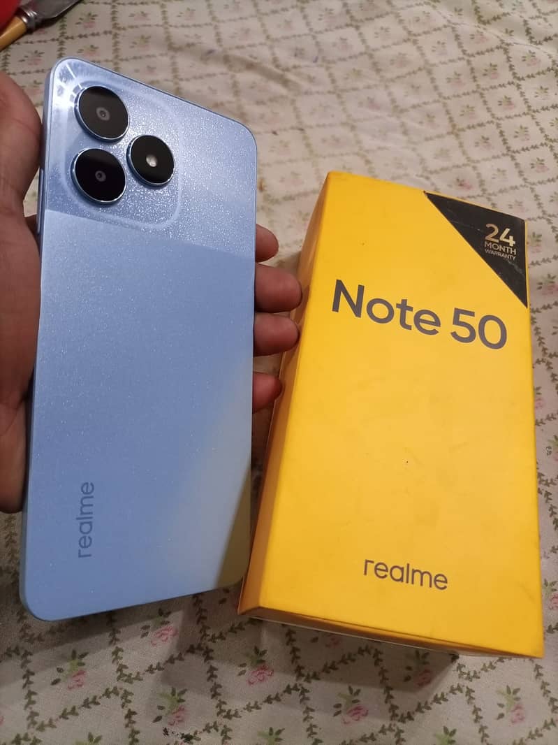 Realme Note 50 4 / 64gb 10/10 Condition All ok with box All Accesories 0