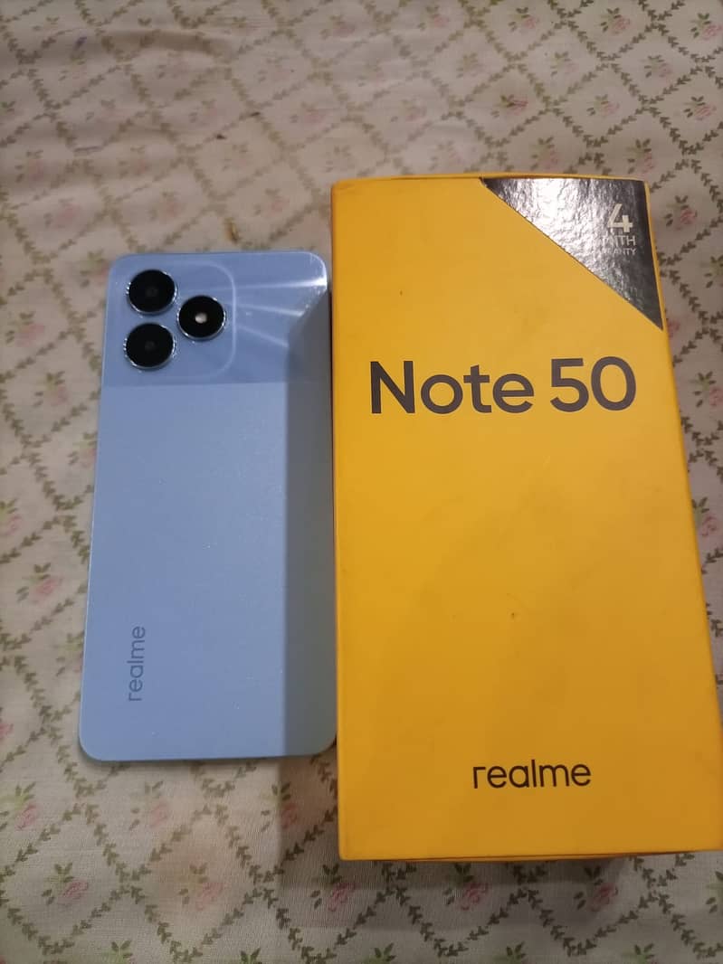 Realme Note 50 4 / 64gb 10/10 Condition All ok with box All Accesories 6