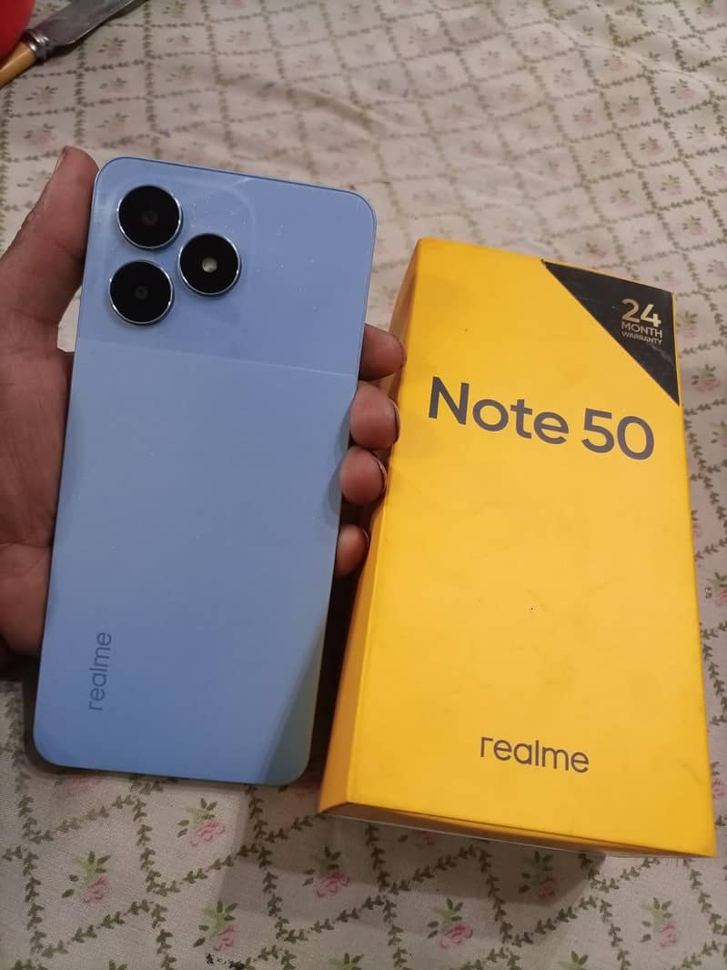 Realme Note 50 4 / 64gb 10/10 Condition All ok with box All Accesories 7