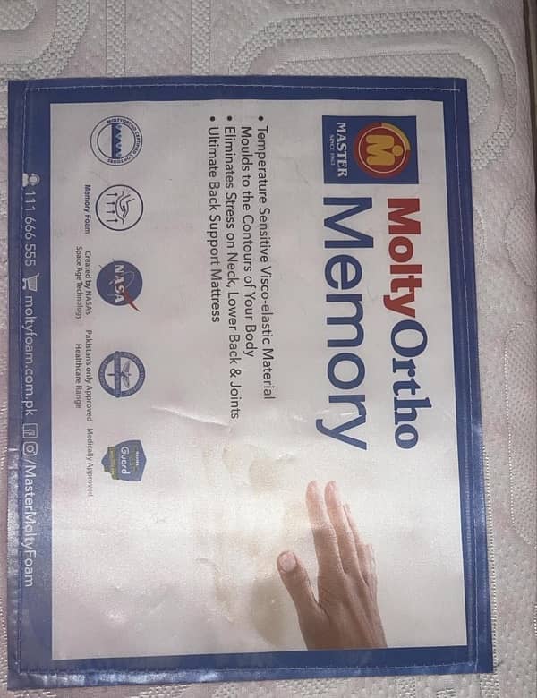 Brand new Master Molty Ortho Memory Matress 2