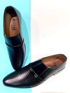 men rexine formal dress shoes